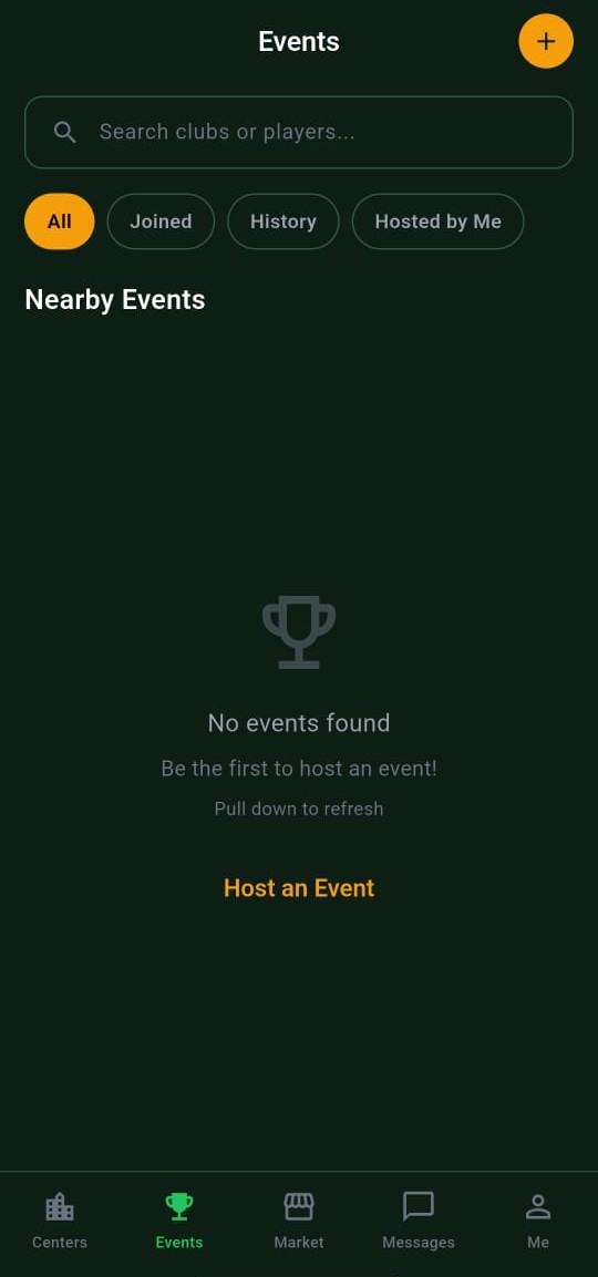 Snooker King nearby events - operators promote tournaments to members across the entire branch network